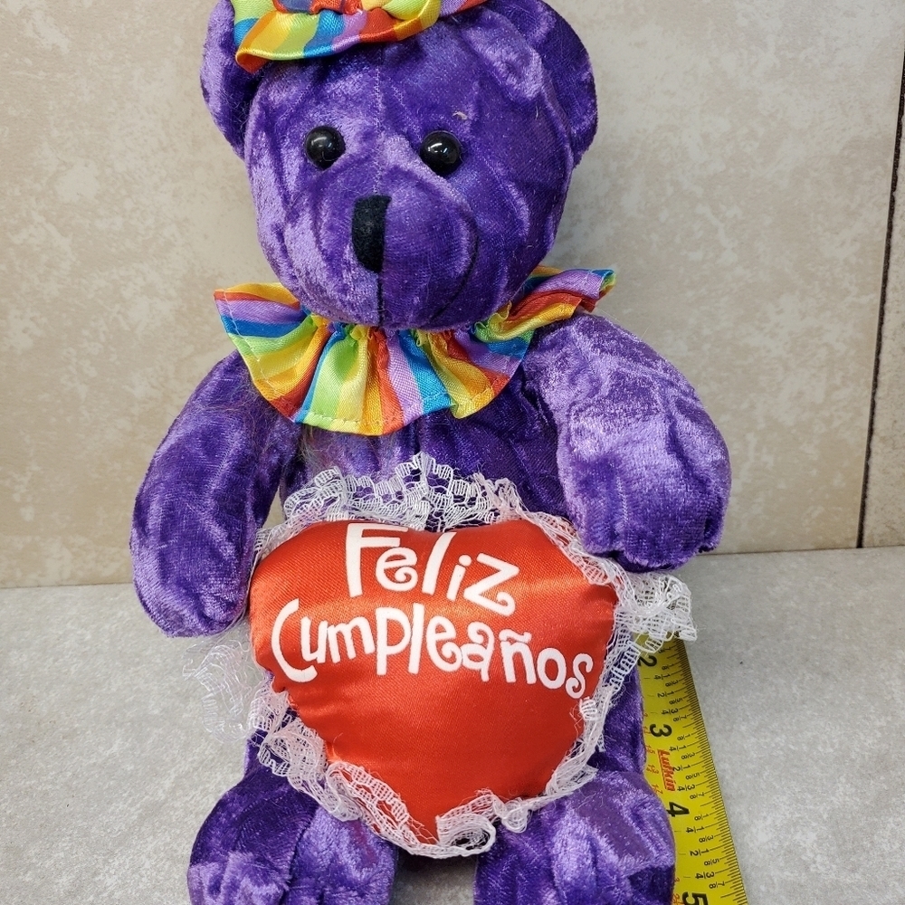 🦎🧸🎉🇲🇽 Birthday bear and gecko figurine set - Picture 6 of 16